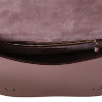 Varenne Mauve Leather Shoulder Bag