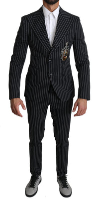Black White Stripes Guitar Patch 2 Piece Suit