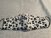 Leopard Gauzy Cotton Face Mask, Very Breathable, Made in USA