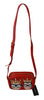 Red Crown Men Patch Crossbody Borse GLAM Leather BAg