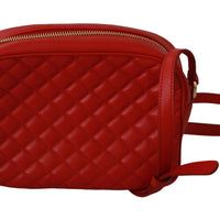 Red Crown Men Patch Crossbody Borse GLAM Leather BAg
