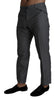 Gray Formal Dress Trouser Slim Fit Pants