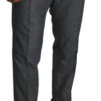 Gray Formal Dress Trouser Slim Fit Pants