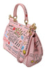 Pink Amore Shoulder Purse Borse Satchel SICILY  Bag