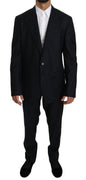 Blue Wool Slim Fit 2 Piece NAPOLI Suit