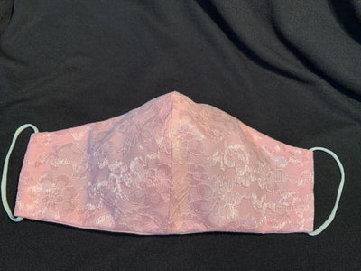 Pink Lace Face Mask by Rebel, Made in USA