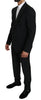 Black Single Breasted 2 Piece MARTINI Suit