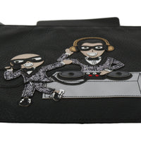 Black #DGFAMILY DJ Patch Clutch Hand Pouch