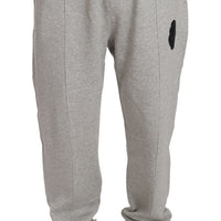 Gray Cotton Sweater Pants Tracksuit  Set