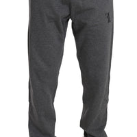 Gray Cotton Sweater Pants Tracksuit