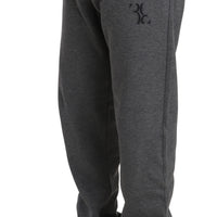 Gray Cotton Sweater Pants Tracksuit