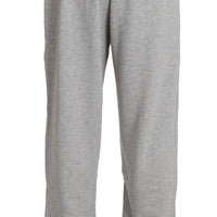 Gray Cotton Sweater Pants Tracksuit