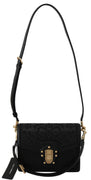 Black Leather LUCIA Shoulder Messenger Hand Purse