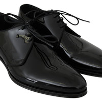 Black Patent Leather Mens Dress Formal Shoes