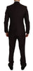 Bordeaux Wool Slim 3 Piece MARTINI Suit