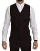 Bordeaux Wool Slim 3 Piece MARTINI Suit