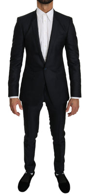 Blue GOLD Slim Fit Silk Wool Suit