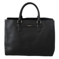 Black Travel Messenger Tote Borse Handbag Leather Bag
