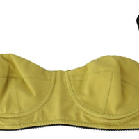 Yellow Bra Reggiseno Cotton Stretch Underwear
