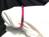 Swarovski Fuchsia & Single Montana Crystal Bead Bracelet