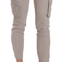 Casual Fitted Khaki Trousers Pants
