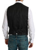 Black Waistcoat Formal Double Breasted Vest