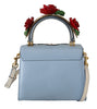 Multicolor Oops Roses Crystal Crossbody WELCOME Leather Purse