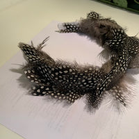 Pheasant Spotted Feathers Handmade Headband