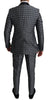 GOLD Black Baroque Silver 2 Piece Suit