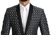 GOLD Black Baroque Silver 2 Piece Suit