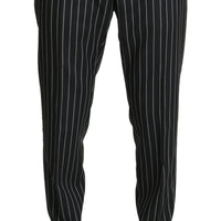 Black White Striped 3 Piece SICILIA Suit