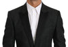 Black Slim Fit One Piece Jacket MARTINI Blazer