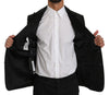 Black Slim Fit One Piece Jacket MARTINI Blazer