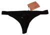 Black Stretch Slip Bottoms Silk Underwear