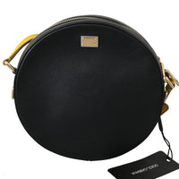 GLAM Round Brown Bambola African Crystal Crossbody Bag