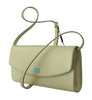 Beige Evening Long Clutch Women Borse 100% Leather Bag