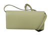 Beige Evening Long Clutch Women Borse 100% Leather Bag