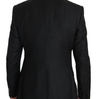 Black Two Piece Vest Jacket Blazer