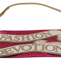 Pink Glittered Fashion Devotion Sling CLEO Purse