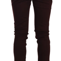 Maroon Cotton Casual Training  Pants