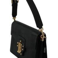 Black Leather LUCIA Shoulder Messenger Hand Purse