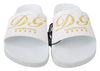 White Leather Slippers Luxury Hotel Shoes