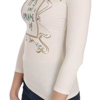 Crew Neck It Is Not A Frame Up! Print Blouse