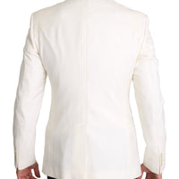 White Formal Wool Jacket SICILIA  Blazer