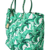 Green Banana Leaves BEATRICE Shopping Hand Tote Bag