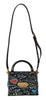 Black Leather DG Heart Crossbody WELCOME Purse