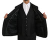 Black Two Piece Vest MARTINI  Blazer Jacket