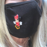 Face Mask Minnie Mouse Trinket, Made in USA
