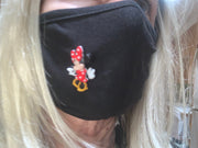 Face Mask Minnie Mouse Trinket, Made in USA