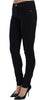 Black Gabardine Stretch Luxor Slim Pants